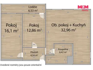Prodej bytu 3+kk, Praha - Kobylisy, Mirovická, 76 m2