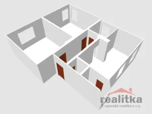 Pronájem bytu 3+kk, Opava - Předměstí, Bezručovo náměstí, 79 m2