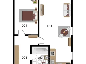 Prodej bytu 2+kk, Praha - Michle, V dolině, 49 m2