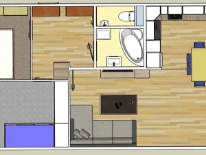Pronájem bytu 3+kk, Praha - Krč, Horáčkova, 69 m2