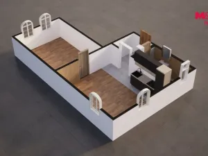 Prodej bytu 2+kk, Hrádek nad Nisou, Revoluční, 47 m2