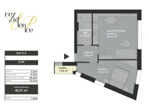Prodej bytu 2+kk, Brno - Bohunice, Elišky Přemyslovny, 44 m2