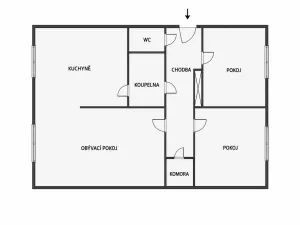 Prodej bytu 3+1, Neratovice, Dr. E. Beneše, 69 m2