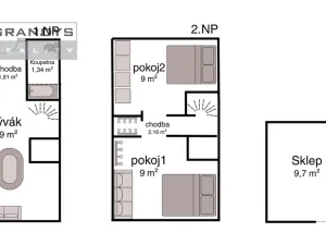 Prodej chaty, Frymburk - Milná, 50 m2