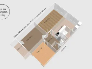 Prodej bytu 3+1, Tišnov, Květnická, 73 m2