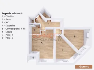 Prodej bytu 3+kk, Hustopeče, U Větrolamu, 90 m2