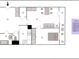 Pronájem bytu 2+1, Praha - Krč, Za dvorem, 48 m2