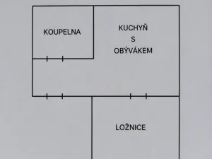 Pronájem bytu 2+kk, Jablonné v Podještědí, Zdislavy z Lemberka, 36 m2
