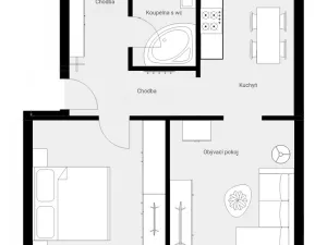 Pronájem bytu 2+1, Plzeň, Zikmunda Wintra, 59 m2