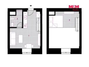Pronájem atypického bytu, Hradec Králové - Kukleny, Pražská třída, 30 m2