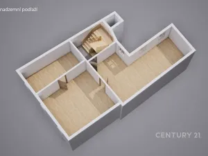 Pronájem činžovního domu, Děčín, Křížová, 80 m2