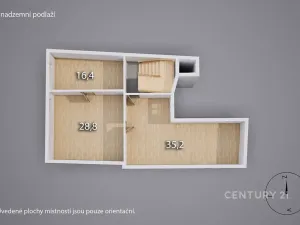 Pronájem činžovního domu, Děčín, Křížová, 80 m2