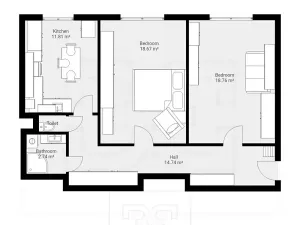 Pronájem bytu 2+1, Praha - Strašnice, Na padesátém, 67 m2