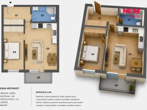 Pronájem bytu 2+kk, České Budějovice - České Budějovice 5, Ledenická, 56 m2