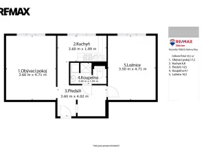 Pronájem bytu 2+1, Sokolov, Jelínkova, 52 m2