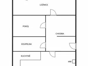 Prodej rodinného domu, Dobřenice, 90 m2