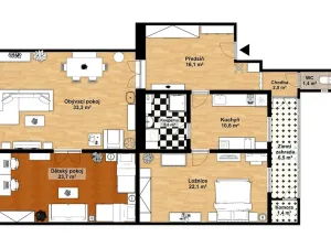 Prodej bytu 4+1, Praha - Nové Město, Dlážděná, 122 m2
