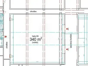 Pronájem skladu, Praha - Michle, Magistrů, 489 m2