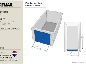 Prodej garáže, Havířov - Město, 22 m2