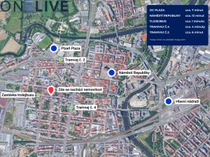 Pronájem kanceláře, Plzeň, Skrétova, 14 m2