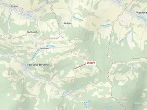 Dražba pozemku, Valašská Bystřice, 216 m2