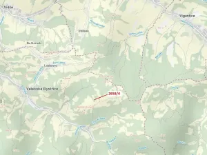 Dražba pozemku, Valašská Bystřice, 370 m2