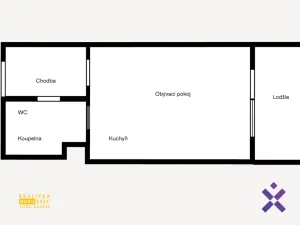 Pronájem bytu 1+kk, Zlín, Nad Stráněmi, 33 m2
