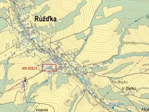 Prodej pozemku pro bydlení, Růžďka, 1188 m2