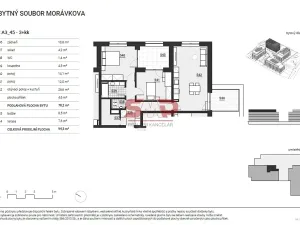 Prodej bytu 3+kk, Vyškov, Morávkova, 78 m2