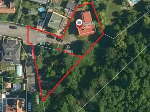 Prodej pozemku, Praha - Modřany, U jizby, 1481 m2