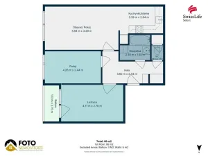 Prodej bytu 3+kk, Praha - Řepy, Šimonova, 66 m2