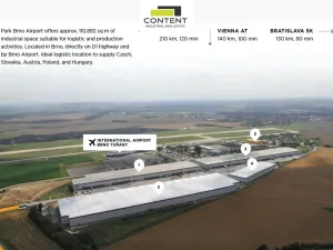 Pronájem skladu, Brno - Tuřany, Letiště Brno-Tuřany, 5000 m2