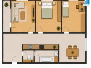 Prodej bytu 3+1, Kaznějov, 65 m2