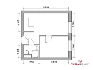 Prodej bytu 2+kk, Hradec Králové - Třebeš, Svatojánská, 34 m2