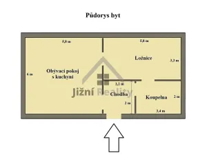Prodej bytu 2+kk, České Budějovice, Dobrovodská, 93 m2