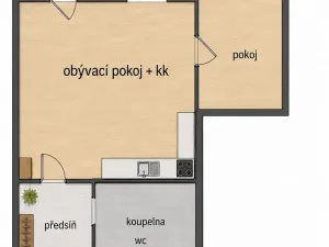 Prodej bytu 2+kk, Rychnov nad Kněžnou, Sokolovská, 41 m2