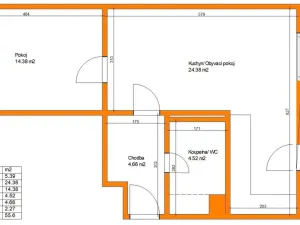 Prodej bytu 2+kk, Holice, Ottmarova, 52 m2
