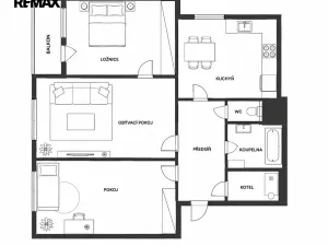 Prodej bytu 3+1, Písek - Budějovické Předměstí, Otakara Jeremiáše, 73 m2