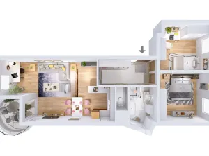 Prodej bytu 3+kk, Praha - Újezd, Pastevců, 70 m2