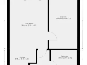 Pronájem bytu 2+kk, Praha - Třebonice, Do zahrádek I, 52 m2