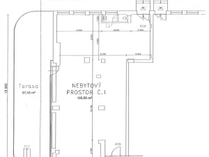 Pronájem obchodního prostoru, Praha - Michle, Budějovická, 180 m2