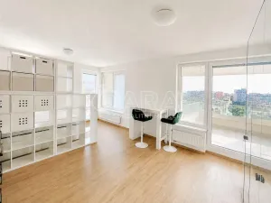 Pronájem bytu 1+kk, Praha - Hlubočepy, náměstí Olgy Scheinpflugové, 43 m2
