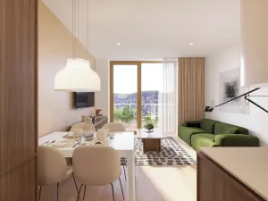 Prodej bytu 3+kk, Luhačovice, Zatloukalova, 72 m2