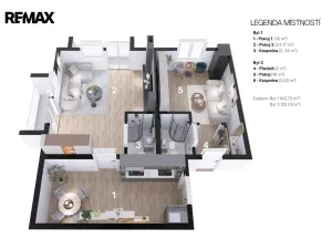 Prodej bytu 3+kk, Praha - Vinohrady, Legerova, 63 m2