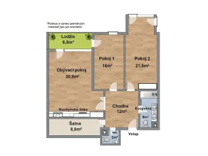 Prodej bytu 3+kk, Praha - Smíchov, Švédská, 105 m2