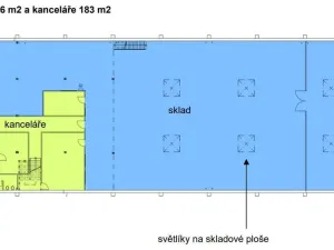 Pronájem skladu, Praha - Horní Počernice, 1395 m2