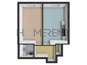 Pronájem bytu 2+kk, Praha - Nusle, Pod vilami, 48 m2