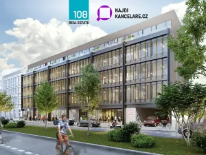 Pronájem kanceláře, Praha - Holešovice, Dělnická, 840 m2