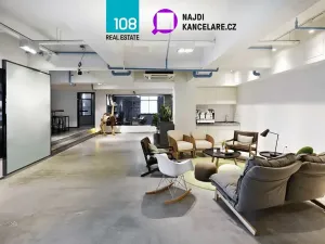 Pronájem kanceláře, Praha - Holešovice, Dělnická, 840 m2