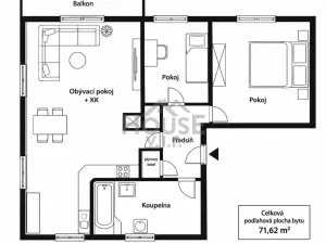 Prodej bytu 3+kk, Praha - Vršovice, Konopišťská, 72 m2